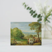 Die Taufe der äthiopischen Eunuch Postkarte (Stehend Vorderseite)