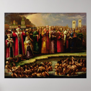 Die Taufe der Murom Leute Poster