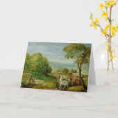 Die Taufe des äthiopischen Eunuchs Karte (Gelbe Blume)