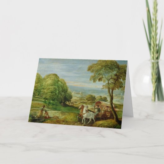 Die Taufe des äthiopischen Eunuchs Karte (Vorderseite)