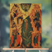 Die Taufe Jesu Christi Byzantinische Ikone Acrylschild (Neutral)