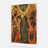 Die Taufe Jesu Christi Byzantinische Ikone Acrylschild (Winkel)