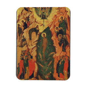 Die Taufe Jesu Christi Byzantinische Ikone Magnet