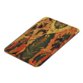 Die Taufe Jesu Christi Byzantinische Ikone Magnet (Linke Seite)