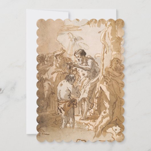 Die Taufe Jesu Christi Einladung (Vorderseite)