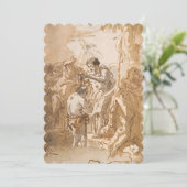 Die Taufe Jesu Christi Einladung (Stehend Vorderseite)