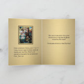 Die Taufe Jesu durch Johannes den Täufer Karte (Innenseite)