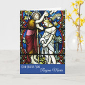 Die Taufe Jesu durch Johannes den Täufer Karte (Gelbe Blume)