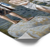 "Die Taufe Jesu" — von James Tissot Poster (Ecke)