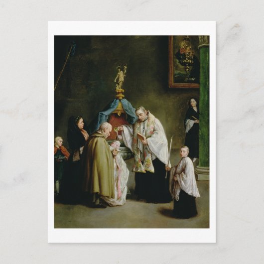 Die Taufe Postkarte (Vorderseite)
