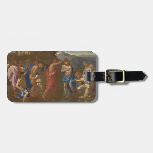 Die Taufe von Christus, 1641-42 Gepäckanhänger (Vorderseite horizontal)