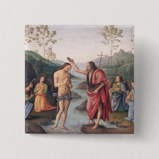 Die Taufe von Christus Button (Vorderseite)