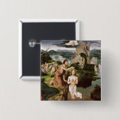 Die Taufe von Christus, c.1515 Button (Vorne & Hinten)