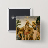 Die Taufe von Christus durch Johannes der Täufer Button (Vorne & Hinten)