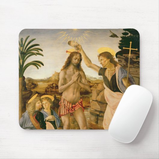 Die Taufe von Christus durch Johannes der Täufer Mousepad (Mit Mouse)