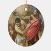 Die Taufe von Christus Keramikornament (Links)