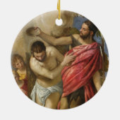 Die Taufe von Christus Keramikornament (Hinten)
