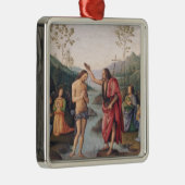 Die Taufe von Christus Silbernes Ornament (Rechts)