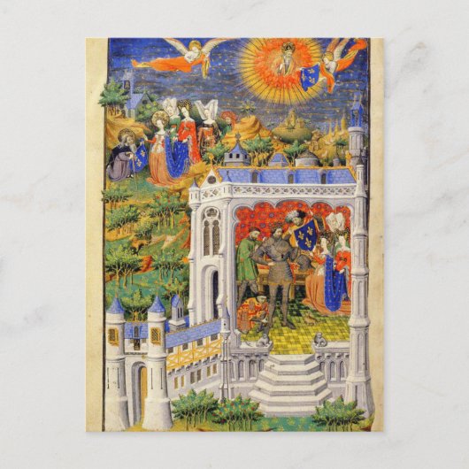Die Taufe von Clovis Postkarte (Vorderseite)