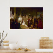 Die Taufe von Pocahontas durch John Gadsby Chapman Poster (Küche)