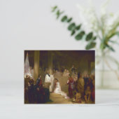 Die Taufe von Pocahontas durch John Gadsby Chapman Postkarte (Stehend Vorderseite)
