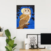 Die Tawny Owl Poster (Heimbüro)