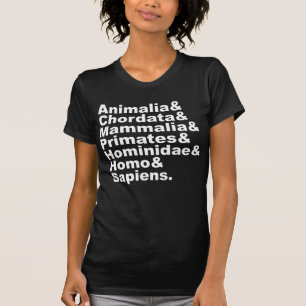 Die Taxonomie des Menschen   Von Reich bis Art T-Shirt