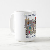 Die Taylor-Maschine Kaffeetasse (Vorderseite Links)