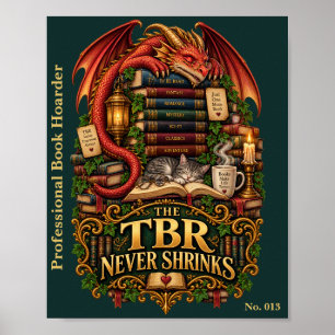 Die TBR wird nie kleiner Book Dragon Society Poster