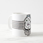 Die Te-Maori- Clupkitz Java Zufuhr Kaffeetasse (Vorderseite Links)