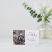 Die Tea Friends Visitenkarte (Stehend Vorderseite)