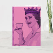 Die Tea Queen, Muttertag Karte (Vorderseite)
