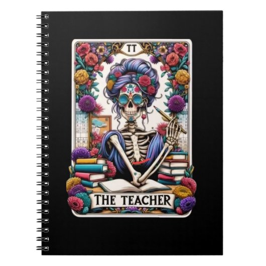 Die Teacher Tarot Card Notebook Collection Notizblock (Vorderseite)