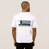 Die Technologie-senken vorderes der T-Shirt (Schwarz voll)