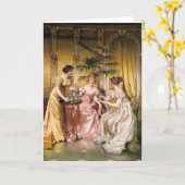 Die Tee-Party-Grußkarte Karte (Gelbe Blume)