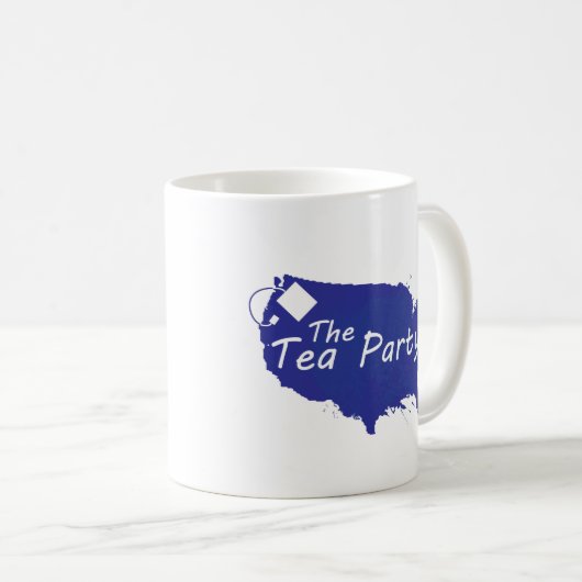 Die Tee-Party-Tasse Kaffeetasse (VorderseiteRechts)