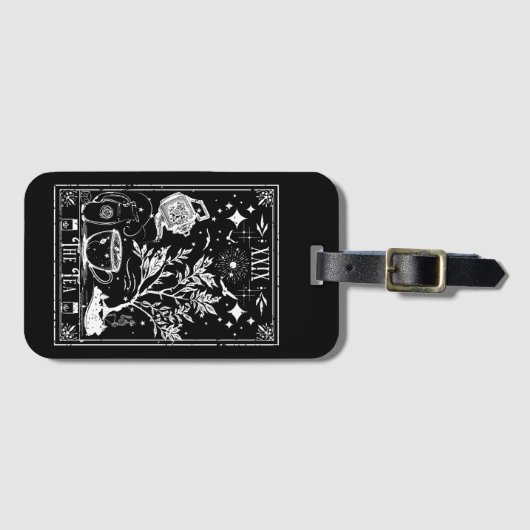 Die Tee-Tarot-Karte Gepäckanhänger (Vorderseite (Horizontal))