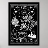 Die Tee-Tarot-Karte Poster (Vorne)