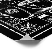 Die Tee-Tarot-Karte Poster (Ecke)