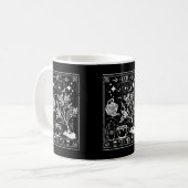 Die Tee-Tarotkarte Kaffeetasse (Vorderseite Links)