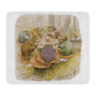 Die Teeparty der Kröten (von Beatrix Potter) Schneidebrett