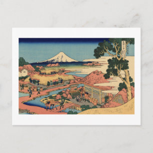 Die Teeplantage von Katakura in Suruga Postkarte