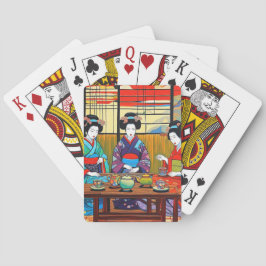 Die Teetrinker Spielkarten