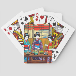 Die Teetrinker Spielkarten