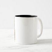 Die Teetrinker Zweifarbige Tasse (VorderseiteRechts)