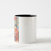 Die Teetrinker Zweifarbige Tasse (Mittel)