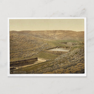 Die Teiche von Salomo, Bethlehem, Heiliges Land, ( Postkarte