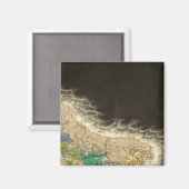 Die Teilung des Römischen Reiches 395 n.Chr. Magnet (Vorderseite/Rückseite)