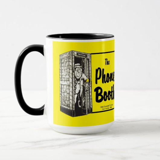 Die Telefonkabine-Tasse Tasse (Links)