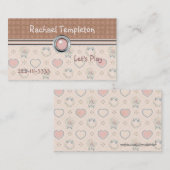 Die Telefonkarte der süße Kinder Telefonnummerkarte (Vorne/Hinten)